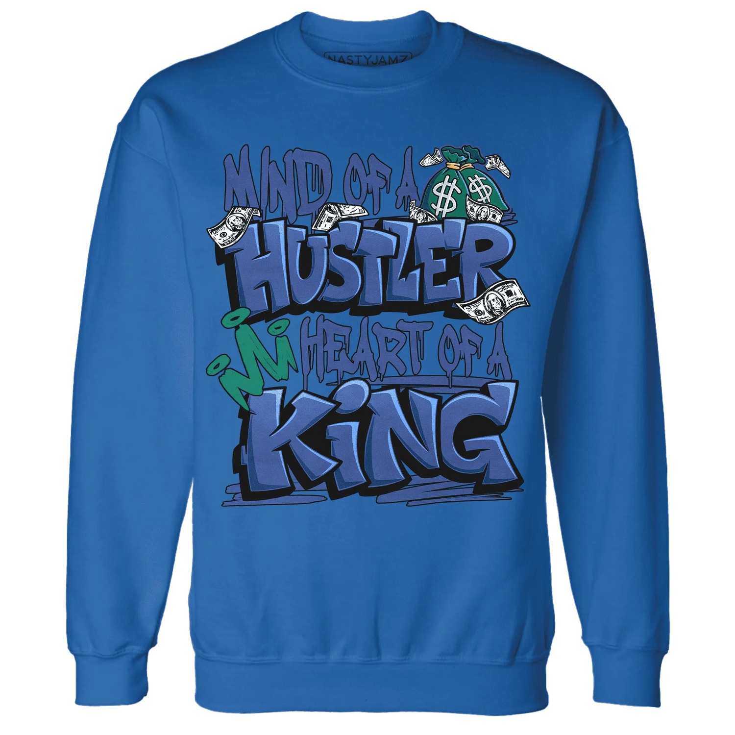 Dunk-Hyper-Royal-Malachite-NastyJamz-Sweatshirt-Match-Hustler-Heart-King