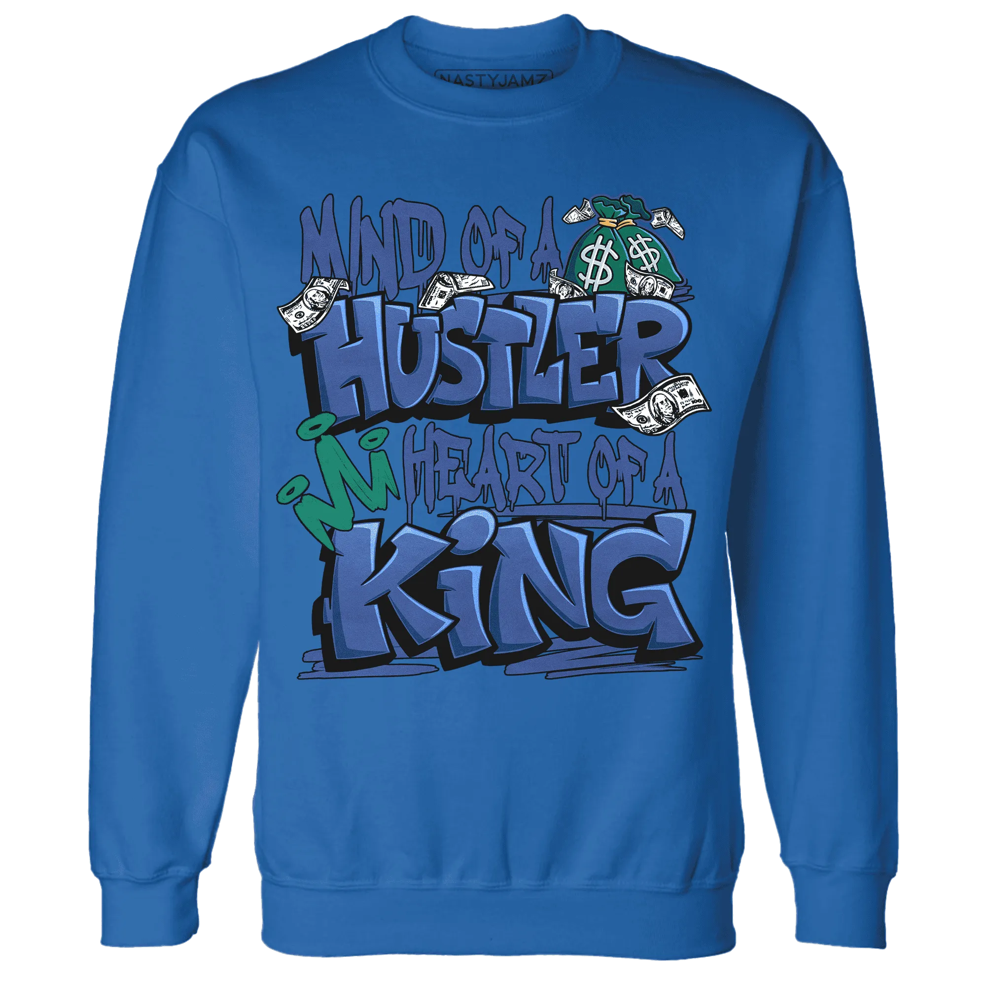 Dunk-Hyper-Royal-Malachite-NastyJamz-Sweatshirt-Match-Hustler-Heart-King