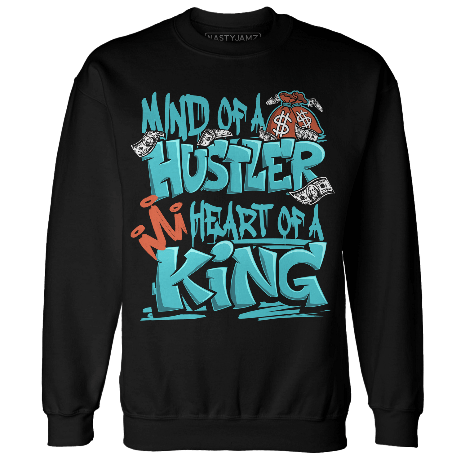 Dunk Low Dolphins Sweatshirt Match Hustler Heart King - NastyJamz