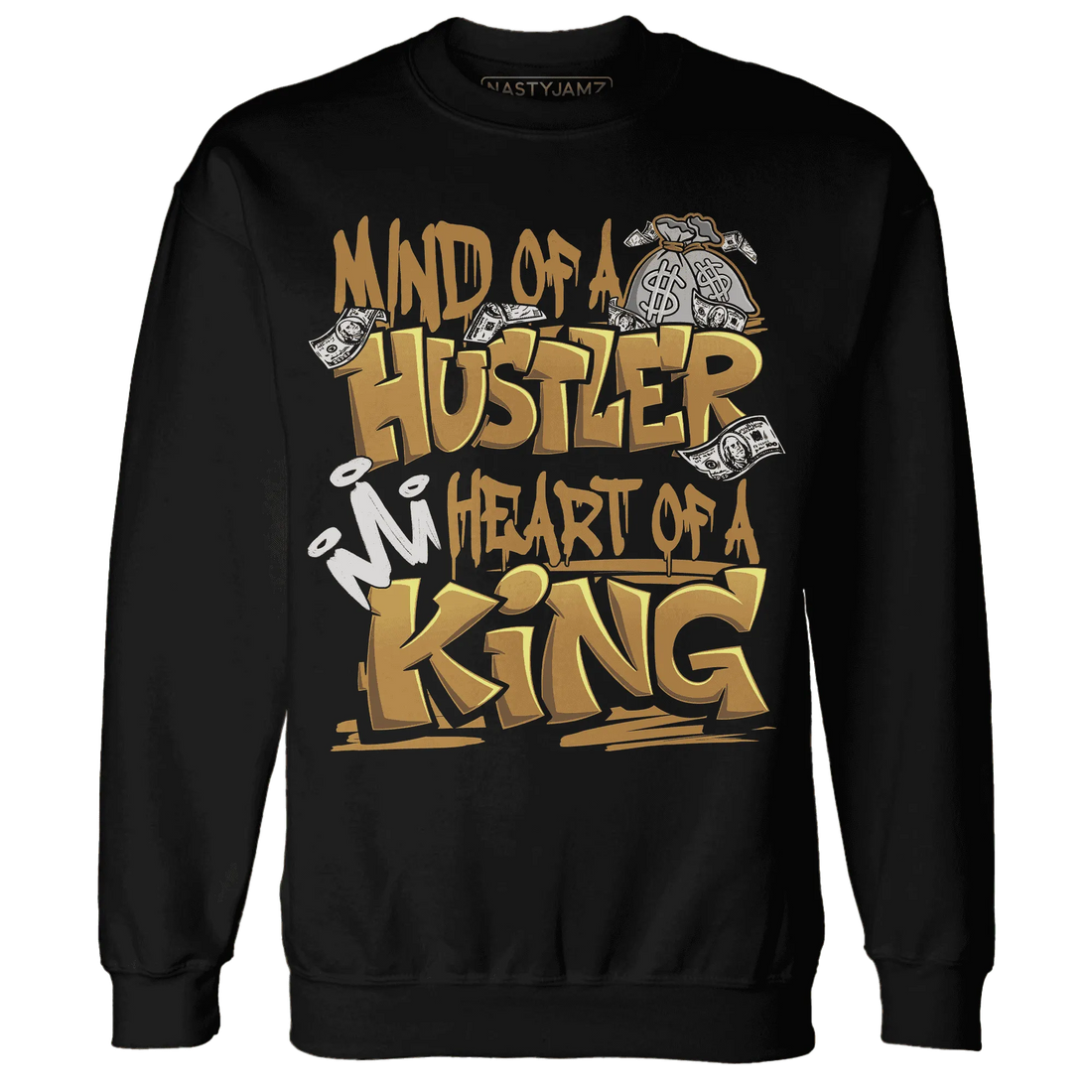 Dunk-Low-Retro-Wheat-Orange-NastyJamz-Sweatshirt-Match-Hustler-Heart-King