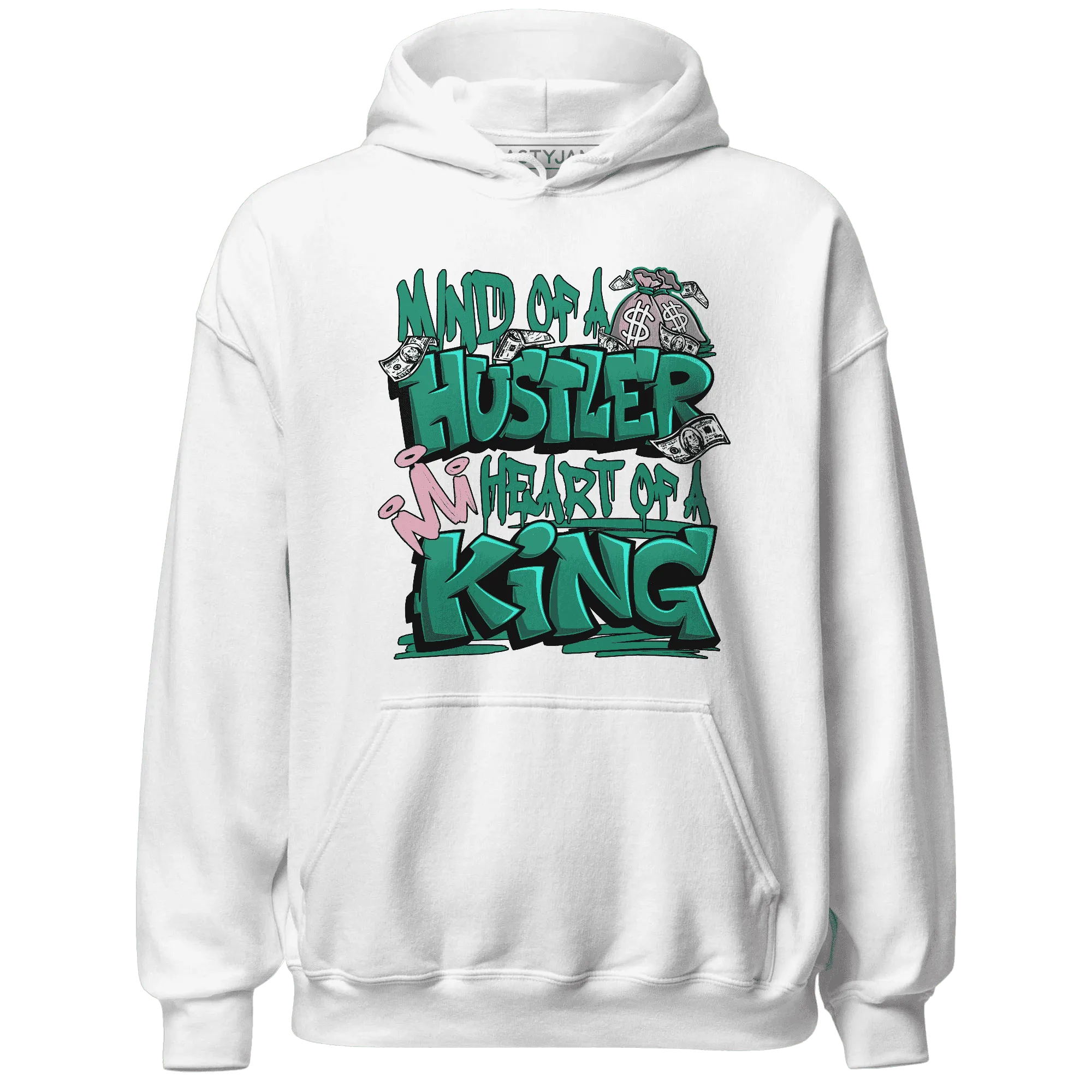 NastyJamz-Dunk-Pink-Malachite-Medium-Soft-Low-Sail-Hoodie-Match-Hustler-Heart-King