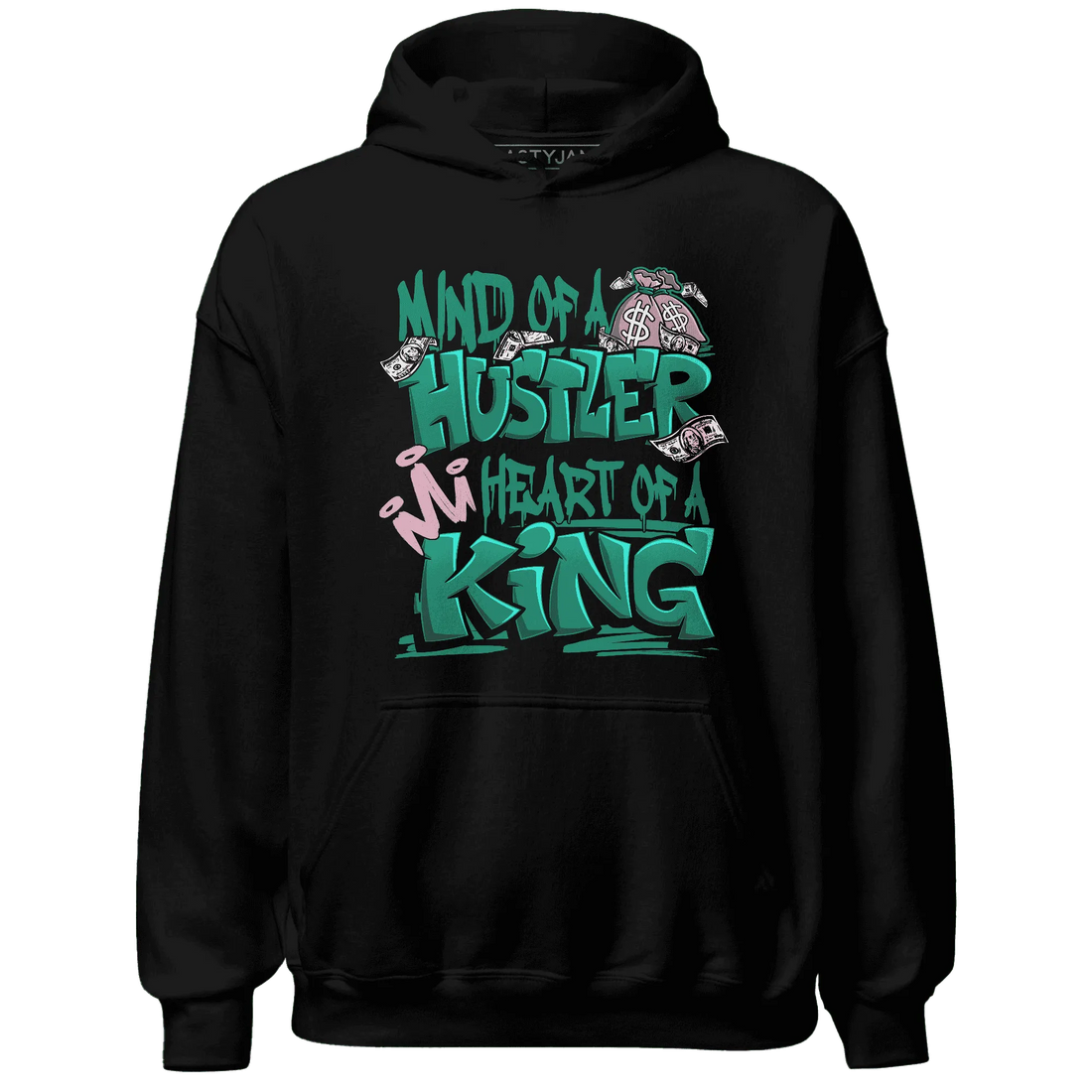NastyJamz-Dunk-Pink-Malachite-Medium-Soft-Low-Sail-Hoodie-Match-Hustler-Heart-King