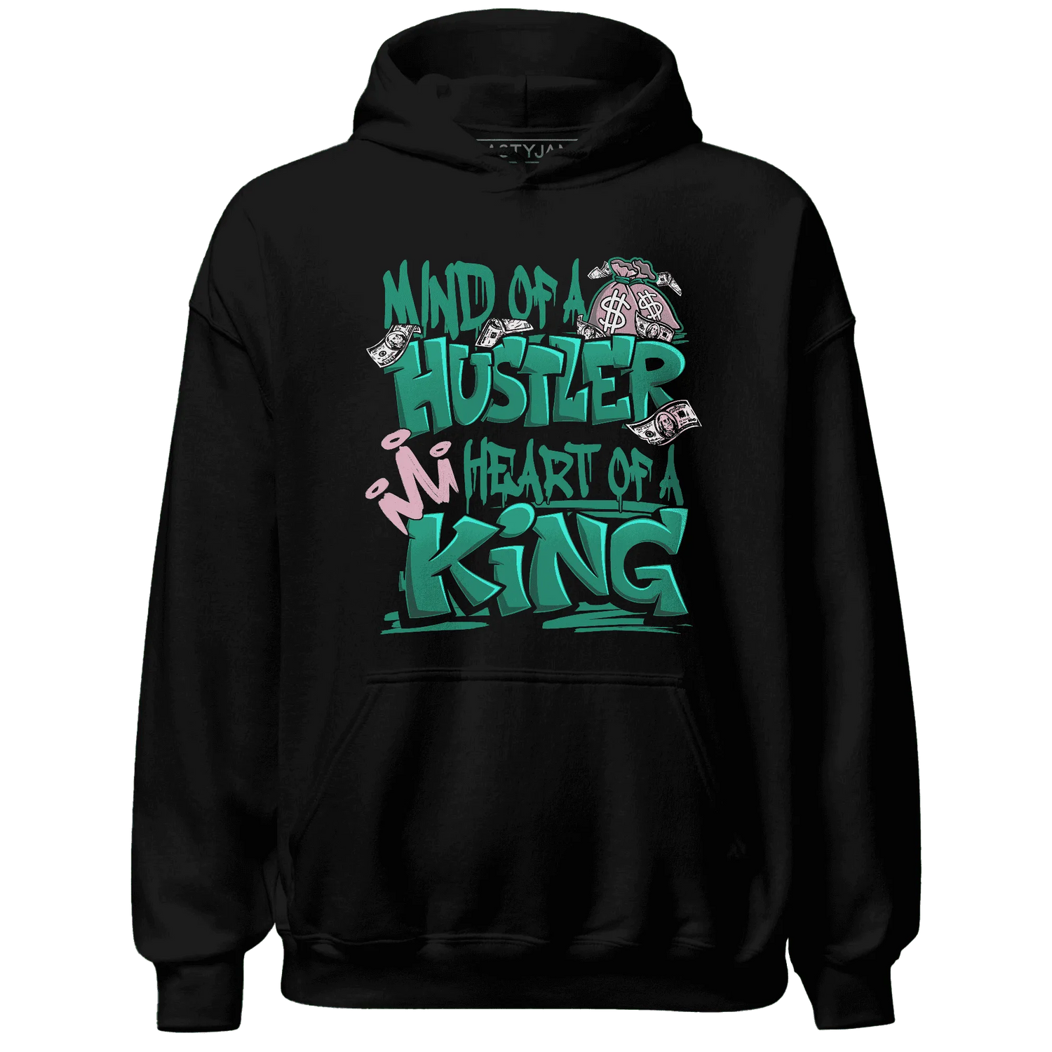 NastyJamz-Dunk-Pink-Malachite-Medium-Soft-Low-Sail-Hoodie-Match-Hustler-Heart-King