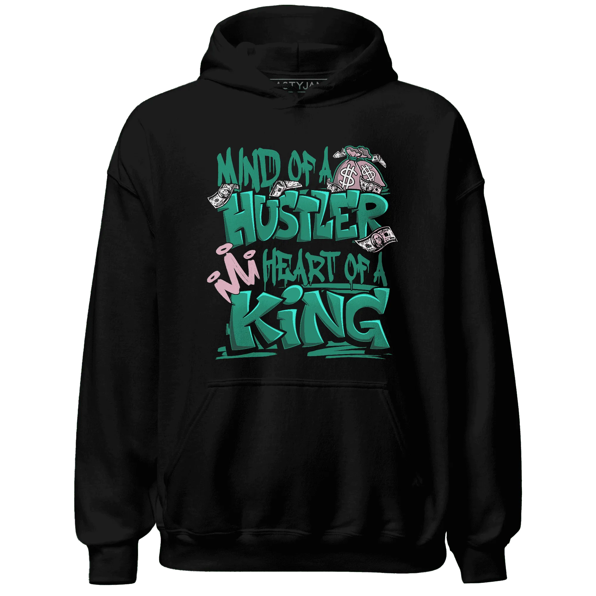 NastyJamz-Dunk-Pink-Malachite-Medium-Soft-Low-Sail-Hoodie-Match-Hustler-Heart-King