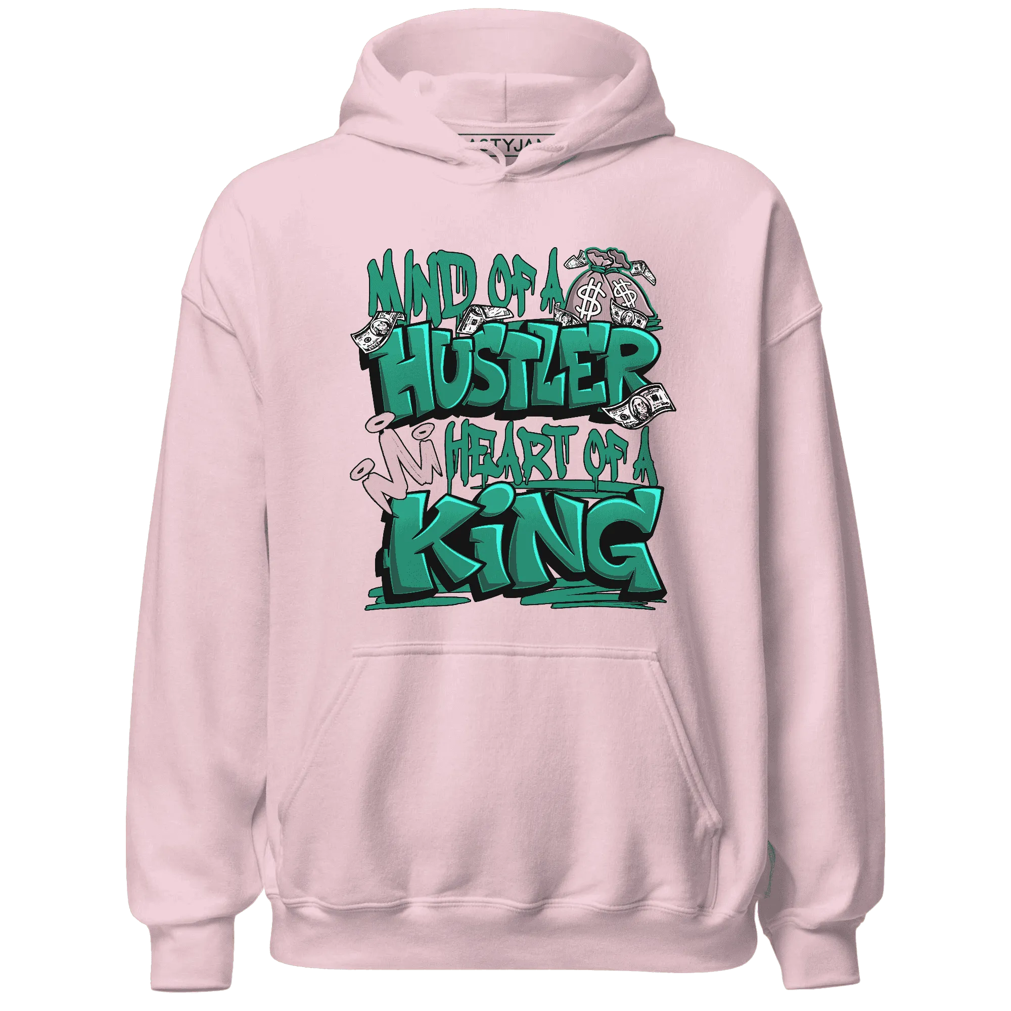 NastyJamz-Dunk-Pink-Malachite-Medium-Soft-Low-Sail-Hoodie-Match-Hustler-Heart-King