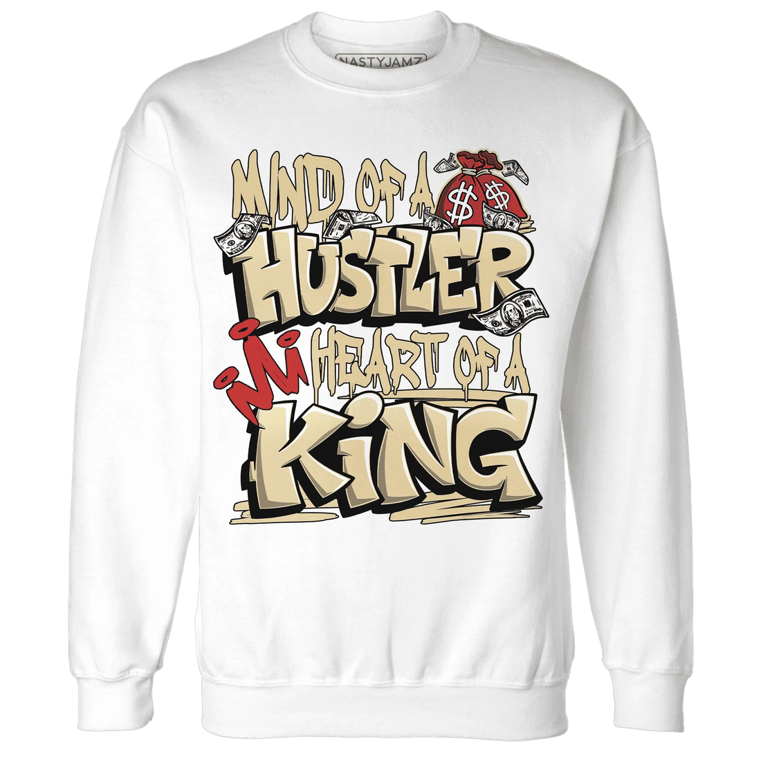 Dunk-Strawberry-Waffle-NastyJamz-Sweatshirt-Match-Hustler-Heart-King