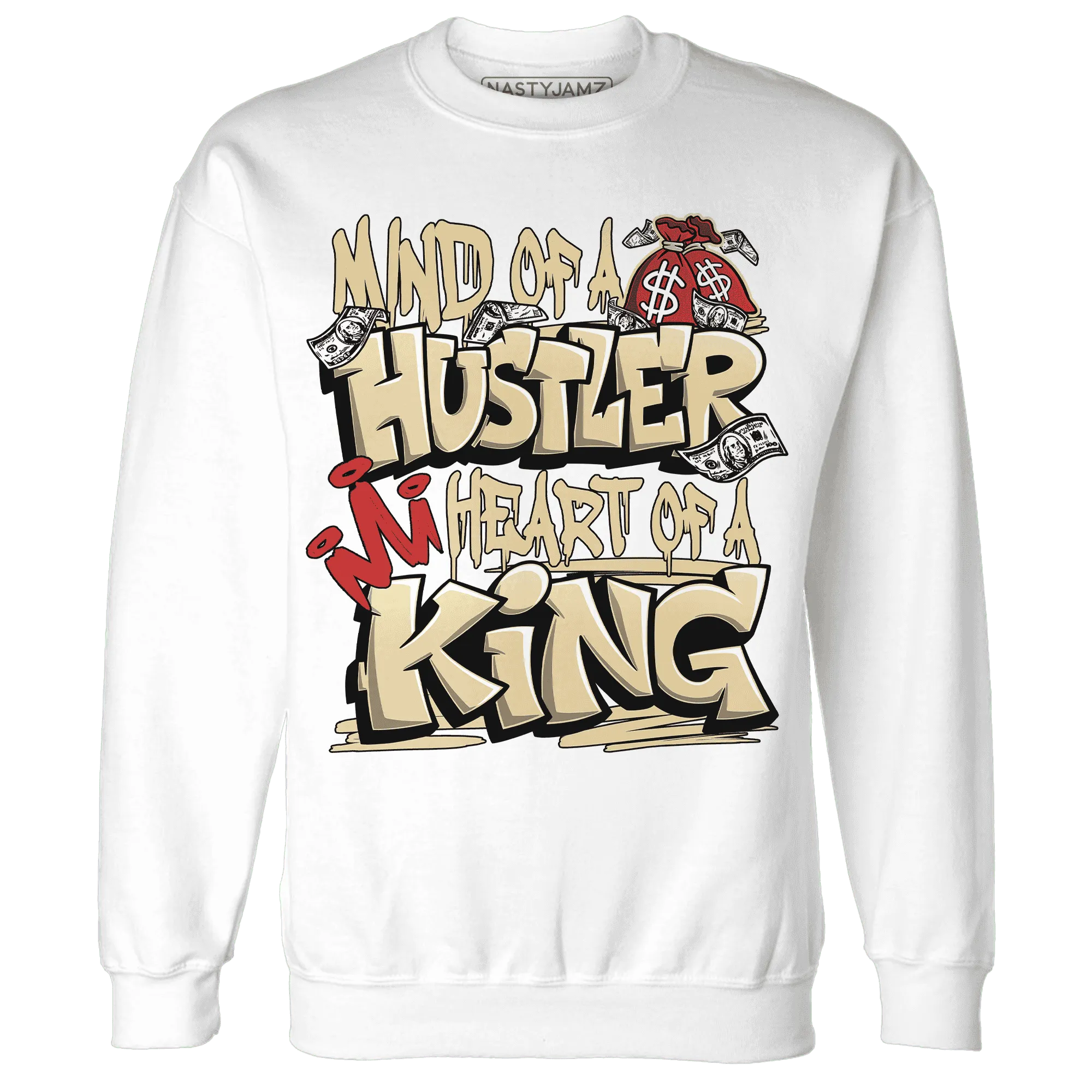 Dunk-Strawberry-Waffle-NastyJamz-Sweatshirt-Match-Hustler-Heart-King