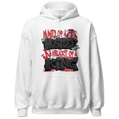 Jumman Jack Universityy Red Hoodie Match Hustler Heart King - NastyJamz