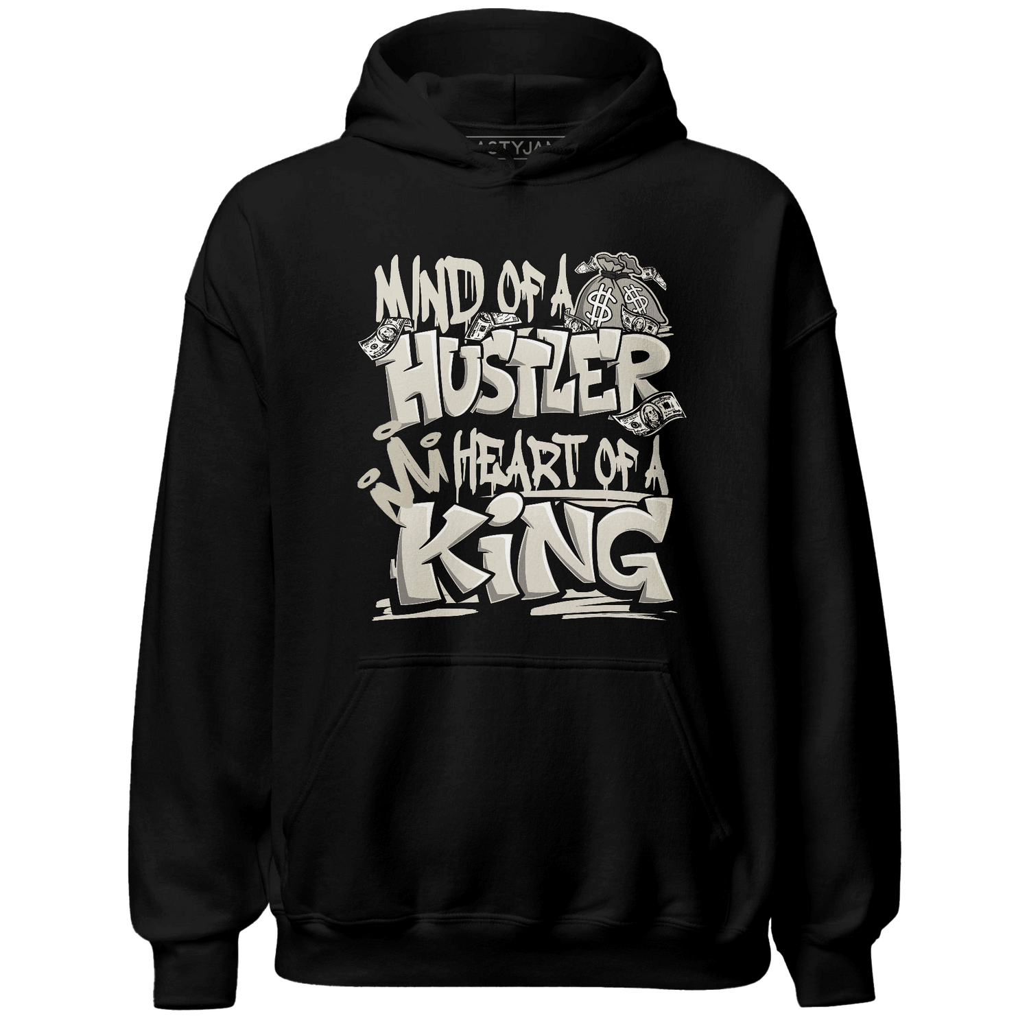 Gratitude 11s Hoodie Match Hustler Heart King - NastyJamz