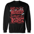 Cherry 12s Sweatshirt Match Hustler Heart King - NastyJamz