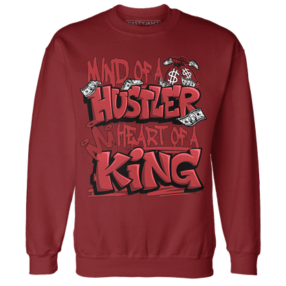 Cherry 12s Sweatshirt Match Hustler Heart King - NastyJamz