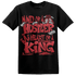 Cherry 12s T Shirt Match Hustler Heart King - NastyJamz