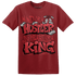 Cherry 12s T Shirt Match Hustler Heart King - NastyJamz
