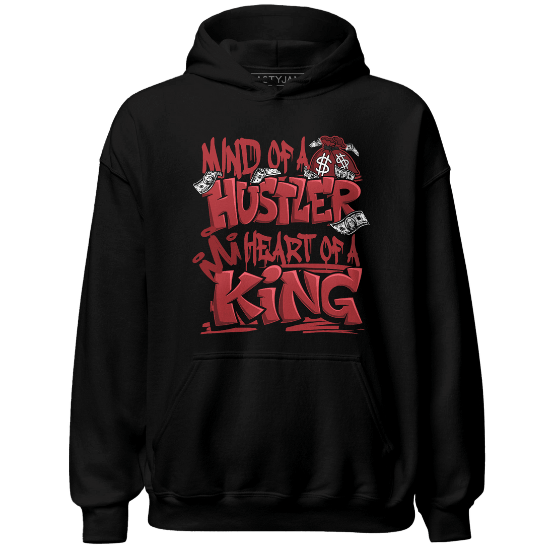 Cherry 12s Hoodie Match Hustler Heart King - NastyJamz
