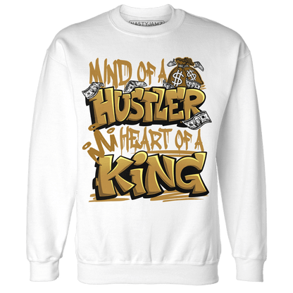 Wheat 13s Sweatshirt Match Hustler Heart King - NastyJamz