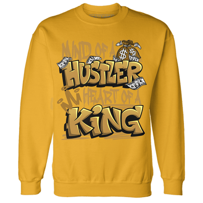 Wheat 13s Sweatshirt Match Hustler Heart King - NastyJamz