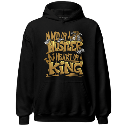 Wheat 13s Hoodie Match Hustler Heart King - NastyJamz