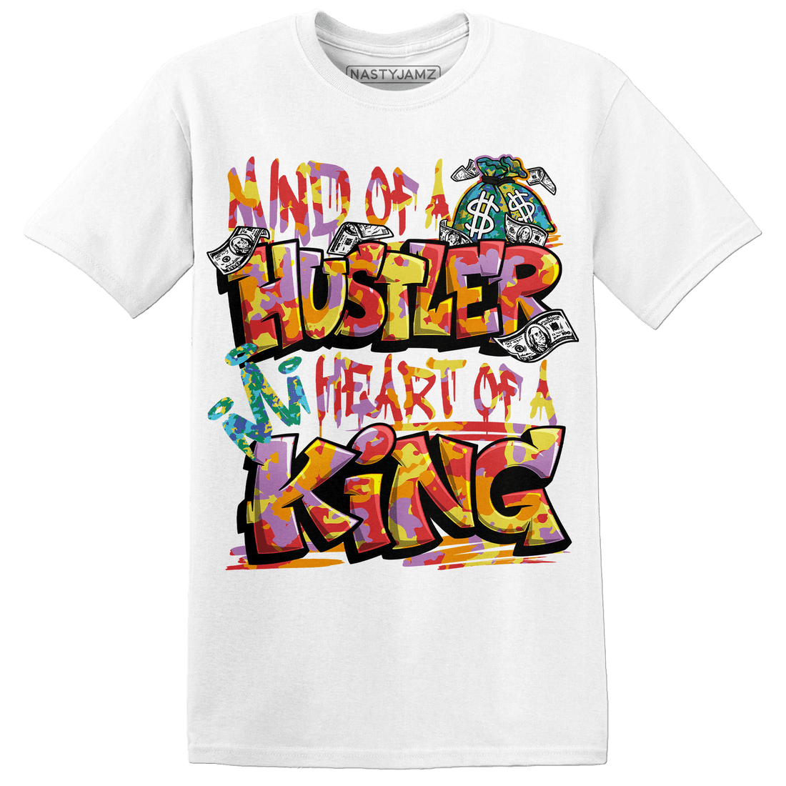 Mid GS Six Championships 1s T Shirt Match Hustler Heart King - NastyJamz