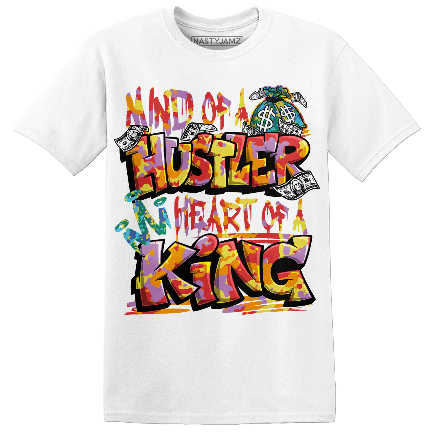 Mid GS Six Championships 1s T Shirt Match Hustler Heart King - NastyJamz