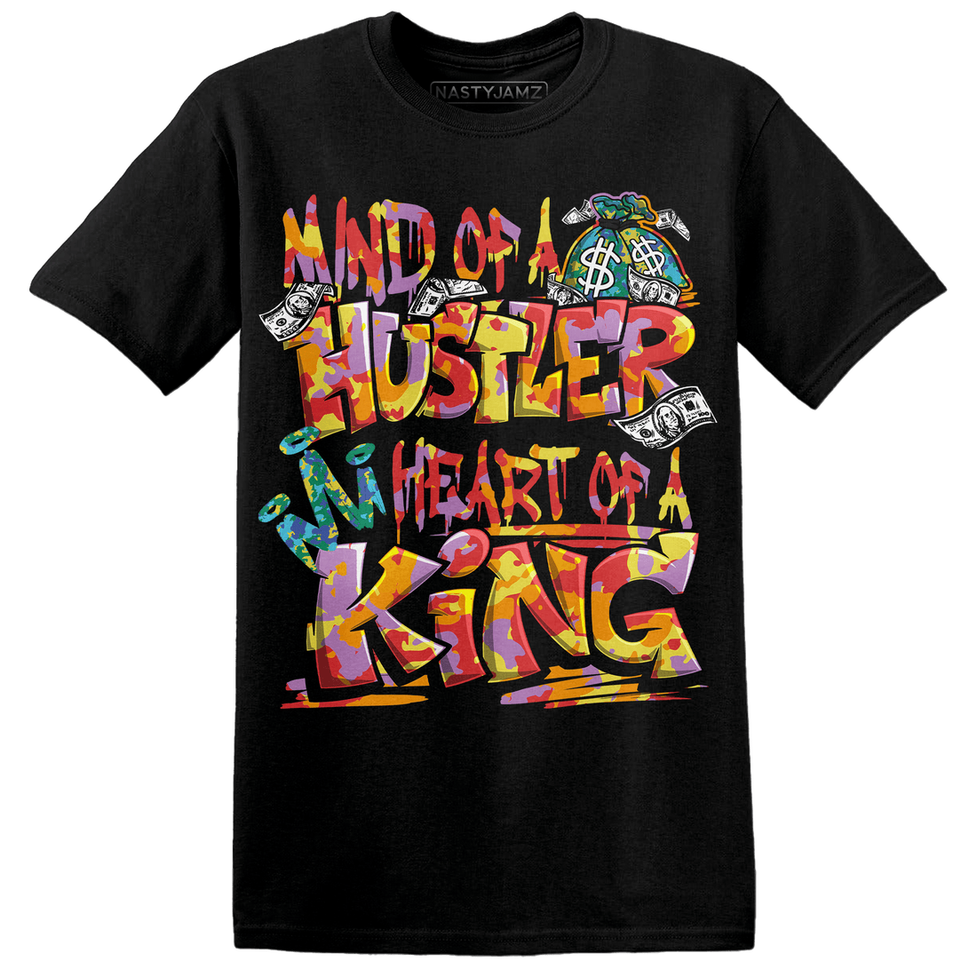 Mid GS Six Championships 1s T Shirt Match Hustler Heart King - NastyJamz