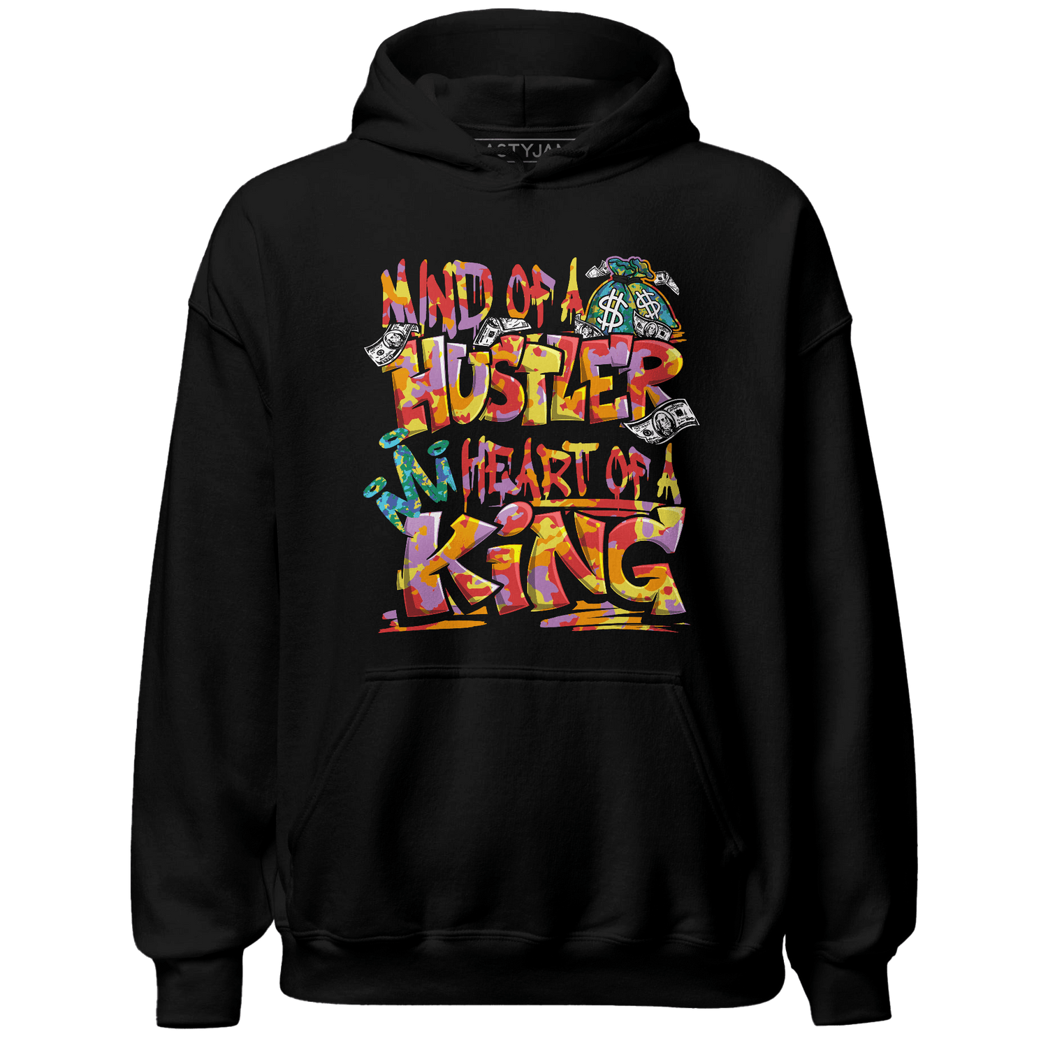 Mid GS Six Championships 1s Hoodie Match Hustler Heart King - NastyJamz