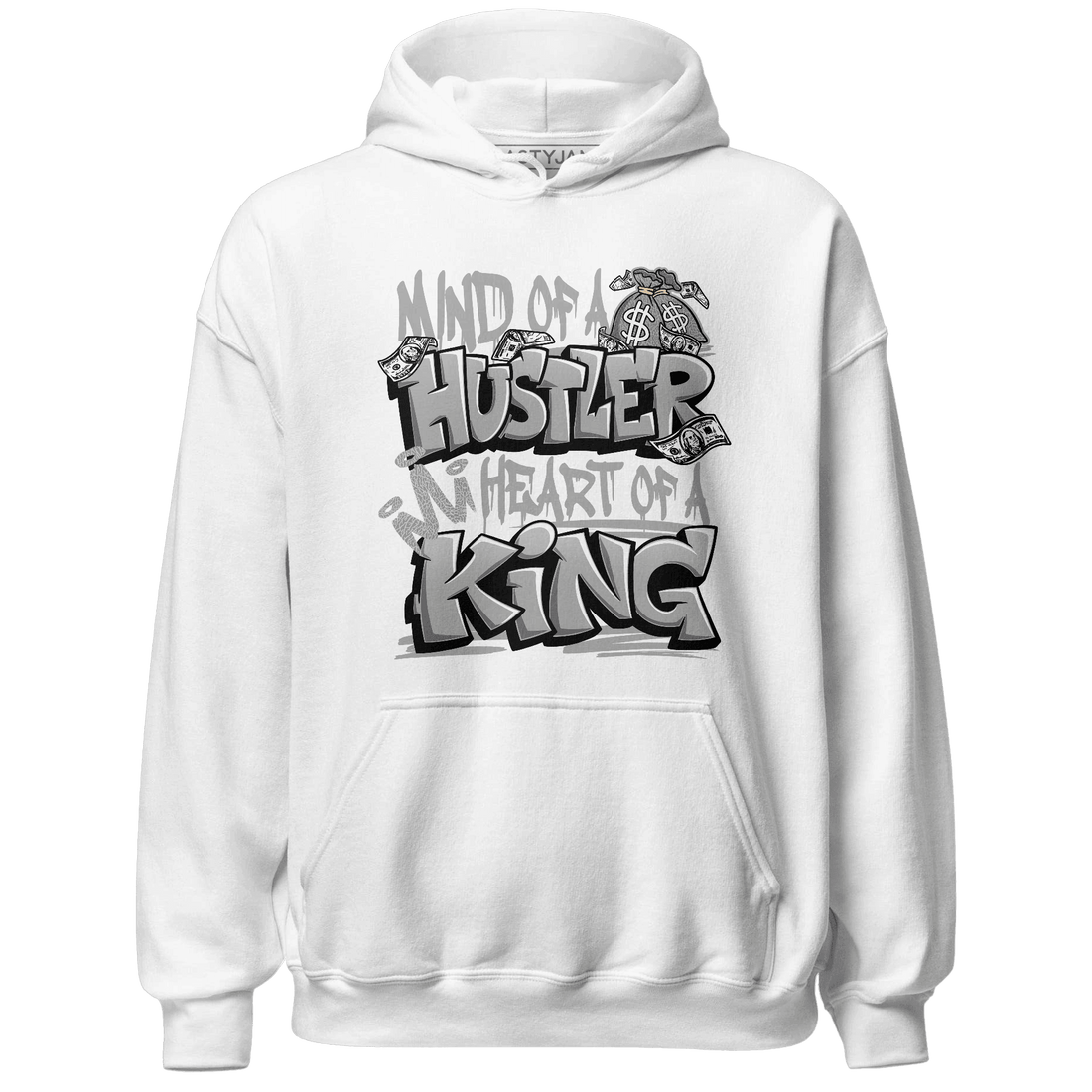 Craft Ivory 3s Hoodie Match Hustler Heart King - NastyJamz