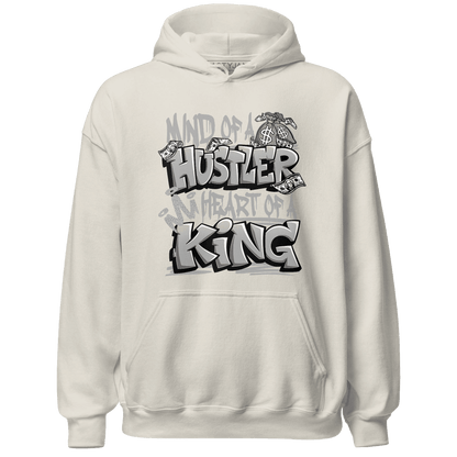 Craft Ivory 3s Hoodie Match Hustler Heart King - NastyJamz