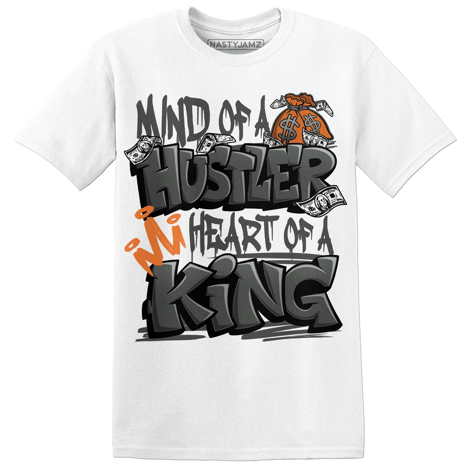 Fear Pack 3s T Shirt Match Hustler Heart King - NastyJamz