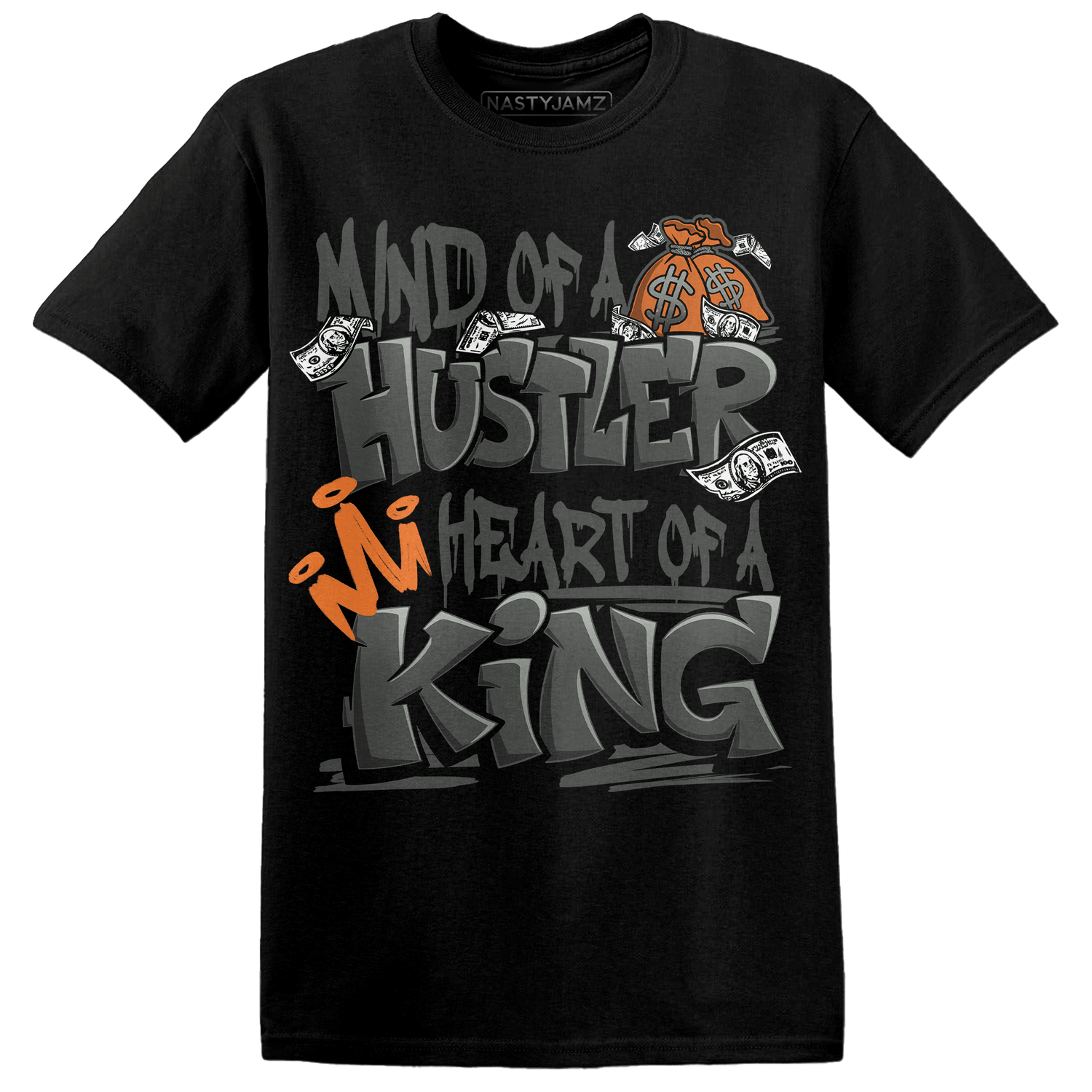 Fear Pack 3s T Shirt Match Hustler Heart King - NastyJamz