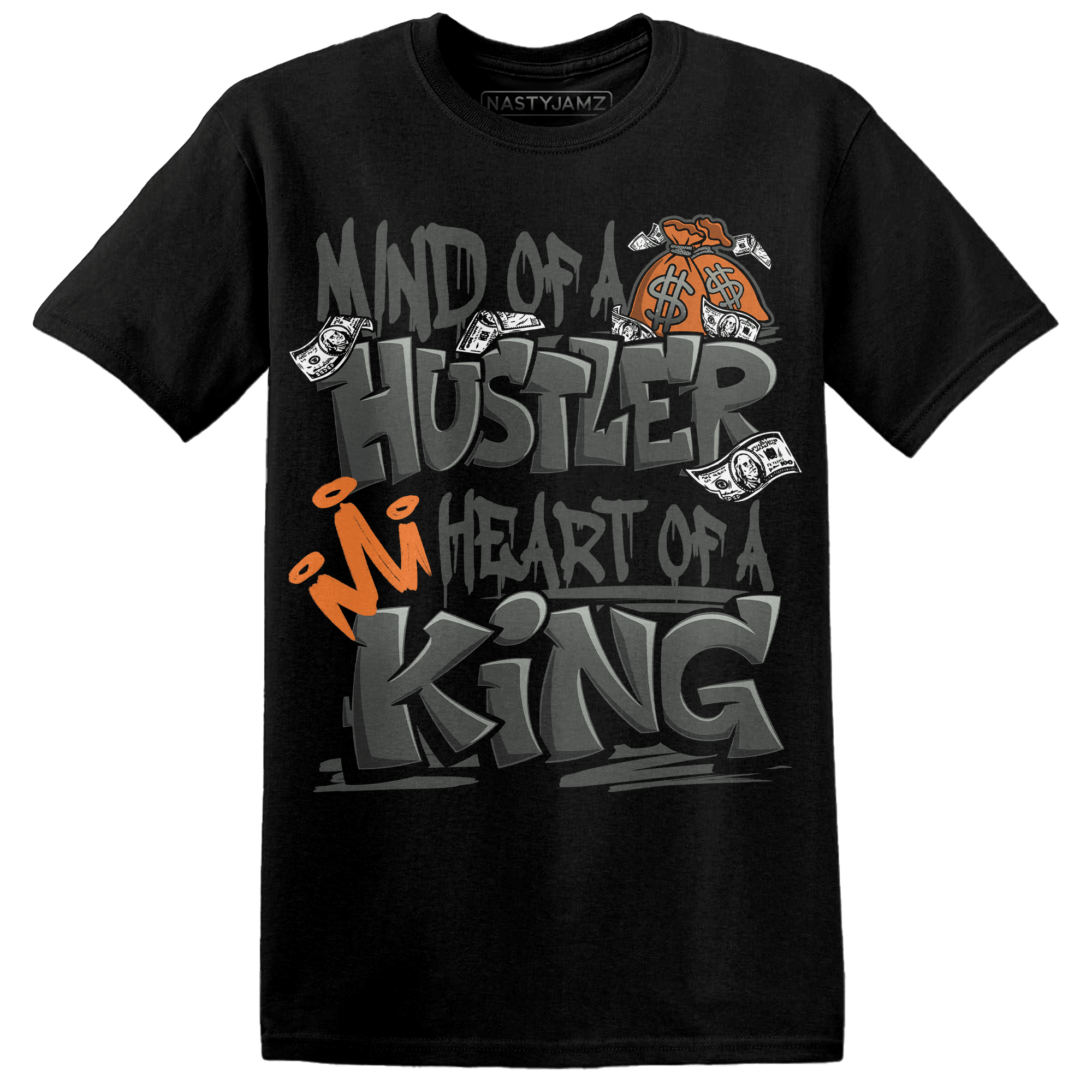 Fear Pack 3s T Shirt Match Hustler Heart King - NastyJamz