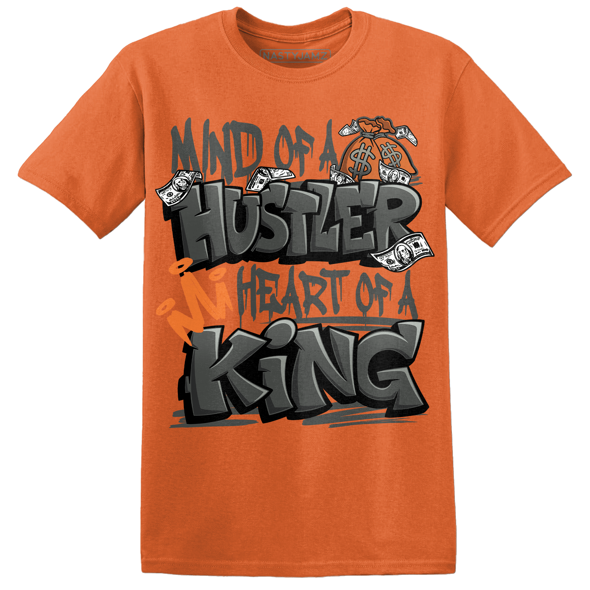 Fear Pack 3s T Shirt Match Hustler Heart King - NastyJamz