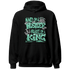 Green Glow 3s Hoodie Match Hustler Heart King - NastyJamz
