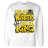 Thunder 4s Sweatshirt Match Hustler Heart King - NastyJamz