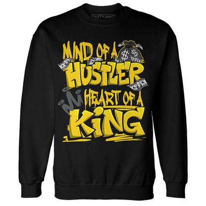 Thunder 4s Sweatshirt Match Hustler Heart King - NastyJamz