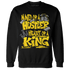 Thunder 4s Sweatshirt Match Hustler Heart King - NastyJamz