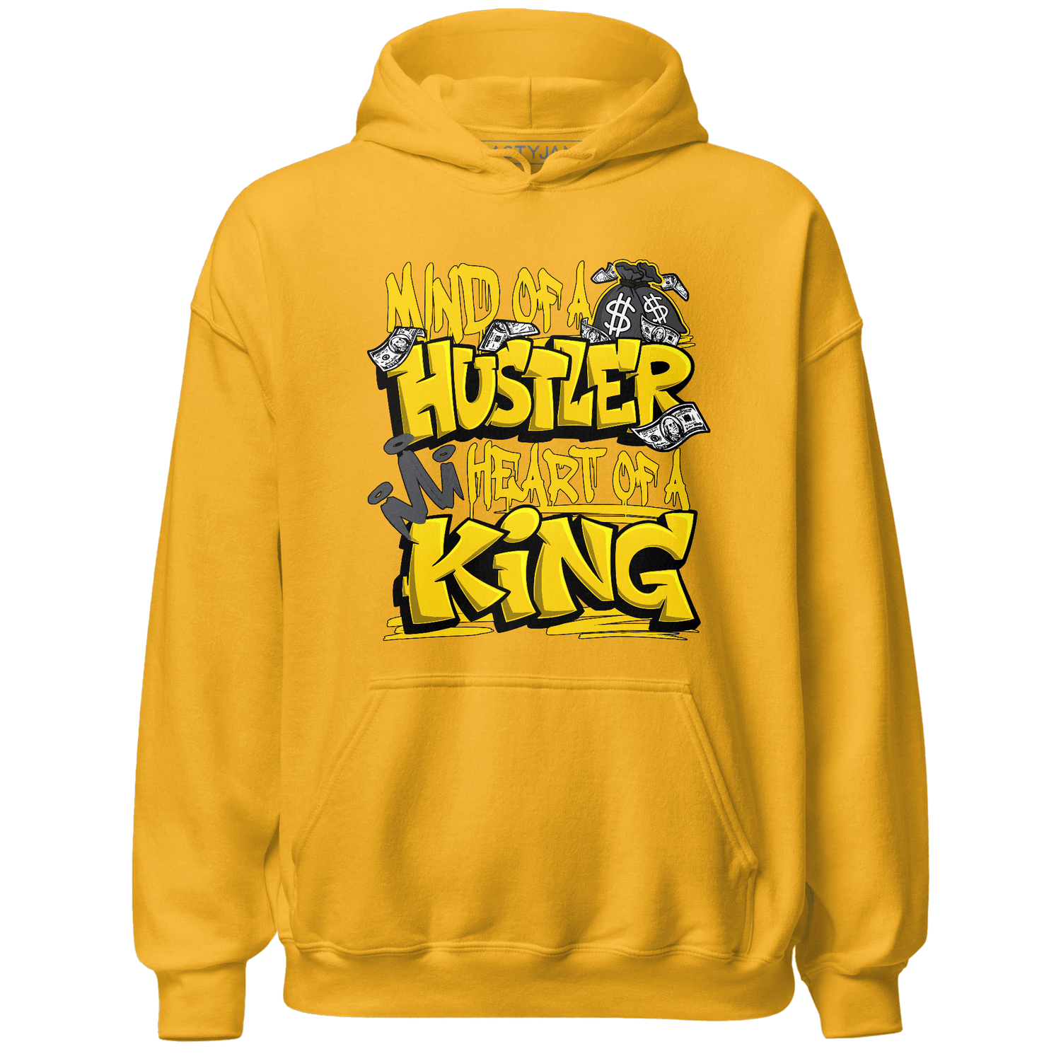 Thunder 4s Hoodie Match Hustler Heart King - NastyJamz