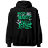 Lucky Green 5s Hoodie Match Hustler Heart King - NastyJamz