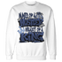 Midnight Navy 5s Sweatshirt Match Hustler Heart King - NastyJamz
