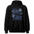 Midnight Navy 5s Hoodie Match Hustler Heart King - NastyJamz