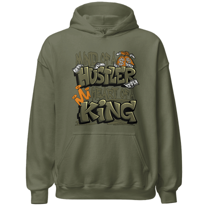 Olive 5s Hoodie Match Hustler Heart King - NastyJamz