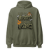 Olive 5s Hoodie Match Hustler Heart King - NastyJamz