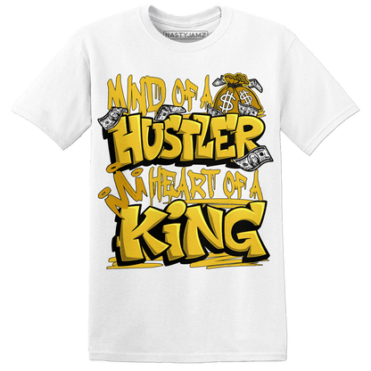 Yellow Ochre 6s T Shirt Match Hustler Heart King - NastyJamz