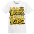 Yellow Ochre 6s T Shirt Match Hustler Heart King - NastyJamz