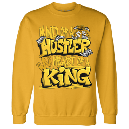 Yellow Ochre 6s Sweatshirt Match Hustler Heart King - NastyJamz