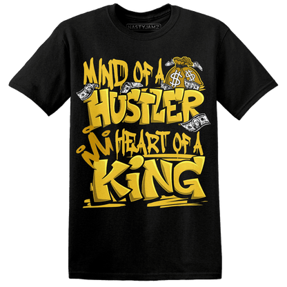 Yellow Ochre 6s T Shirt Match Hustler Heart King - NastyJamz