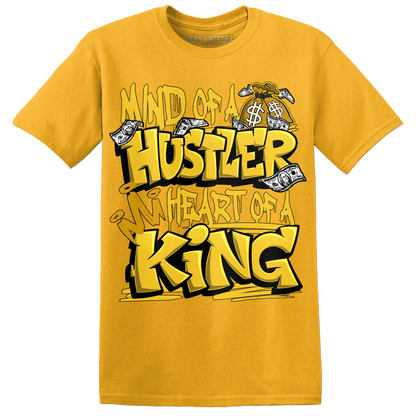 Yellow Ochre 6s T Shirt Match Hustler Heart King - NastyJamz