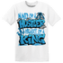 Powder Blue 9s T Shirt Match Hustler Heart King - NastyJamz