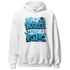 Powder Blue 9s Hoodie Match Hustler Heart King - NastyJamz