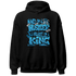 Powder Blue 9s Hoodie Match Hustler Heart King - NastyJamz