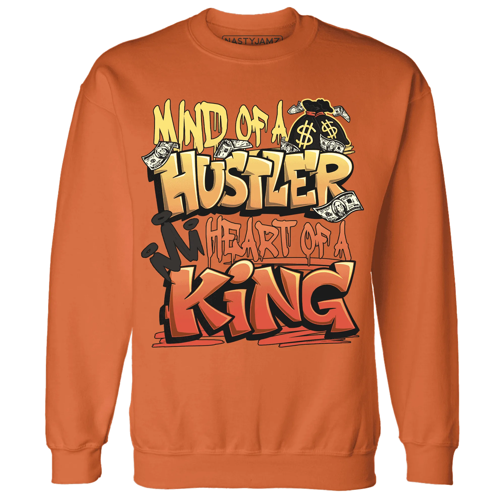 NastyJamz-VaporMax-Crimson-Total-Orange-Plus-Sweatshirt-Match-Hustler-Heart-King